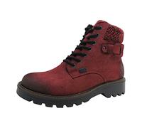 Rieker Stiefelette Rot Blockabsatz für Damen - 36