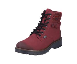 Rieker 73225 Damen Stiefeletten, rot, 41 EU