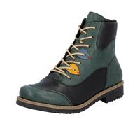 Rieker Schnürboots 73510-90 Damen Schwarz/Grün Größe 38