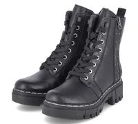 Rieker Damen Schnürboots 74044-00 Schwarz Größe 40