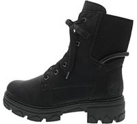 Rieker 74631-02 Schnürstiefel Kunstleder Damen in schwarz - Gr. 40