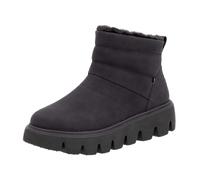 Winterboots RIEKER SPORT, Damen, Gr. 41, schwarz, Nubukleder, unifarben, Schuhe, Schlupfboots, Stiefelette mit herausnehmbarer Soft-Einlage (93428661-41) schwarz