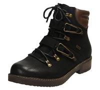 Rieker 92231-00 schwa/scho Schnürstiefel HW 17/18 für Damen, schwarz, Größe 37 EU