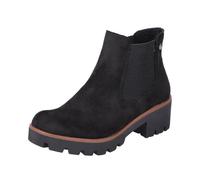 Chelseaboots RIEKER Gr. 39, schwarz Damen Schuhe Schlupfstiefeletten mit seitlichem Gummizug (11133838-39)