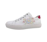 Rieker Damen Sneaker Alabama/Nabukino L5901-80 Weiß EU 36