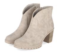 Rieker Ankle Boots Beige - Gr. 38 - Textil