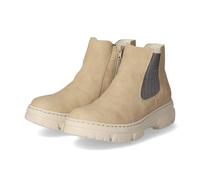 Rieker Ankle Boots - Gr. 42 - Beige - Kunstleder