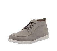Schnürboots RIEKER, Herren, Gr. 43, beige (hellbeige), Veloursleder, unifarben, sportlich, Schuhe, Stiefelette, High-Top Sneaker, Klassik-Boots mit Lederinnensohle (24772914-43) hellbeige