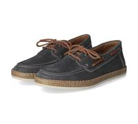 Rieker B5220-14 Herren Schnürschuhe Rauleder in blau - Gr. 42