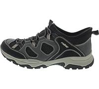 Rieker Slip-On Sneaker B8350-00 Herren Gr. 45 Schwarz/Grau Schlupfschuh mit Gummizug