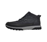 Schnürboots RIEKER, Herren, Gr. 41, schwarz, Lederimitat, Textil, unifarben, sportlich, Schuhe, Outdoorboots, Sneakerboots mit wasserabweisender TEX-Membran (86879840-41) schwarz