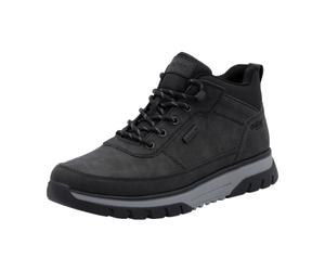 Rieker B9300-00 Schwarz - ungefütterter Stiefel - Herrenschuhe Boots / Stiefel, Schwarz, synthetik (wasserdicht) für Herren, schwarz, Größe 45 EU