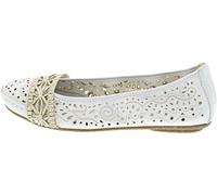 Rieker Ballerina - Damen - weiß/beige in Größe 42