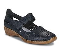 Rieker Klettballerina blau : Größe 38