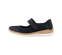 Rieker Ballerinas Mit Flachem Absatz, Marine, 40 EU