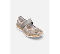 Rieker - Ballerinas N4299 - silber - Größe 38