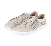 Rieker Barfußschuhe - Gr. 36 - Beige - Leder und Synthetik