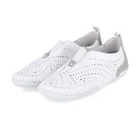 Rieker Barfußschuhe - Gr. 38 - Weiß - Leder und Synthetik