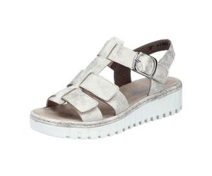 Rieker beige gold für Damen, silber, Größe 36 EU