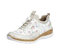 Rieker beige gold weiß multidrop für Damen, bunt, Größe 39 EU
