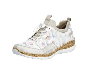 Rieker beige gold weiß multidrop für Damen, bunt, Größe 41 EU