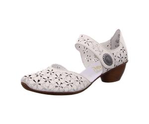 Rieker Bequeme Pumps für Damen, weiß, Größe 42 EU