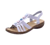Rieker Bequeme Sandalen für Damen, grau, Größe 42 EU