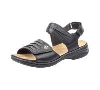 Rieker Bequeme Sandalen für Damen, schwarz, Größe 41 EU