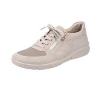 Rieker Bequeme Schnürschuhe für Damen, beige, Größe 42 EU