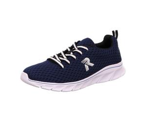 Rieker Bequeme Schnürschuhe für Damen, blau, Größe 36 EU