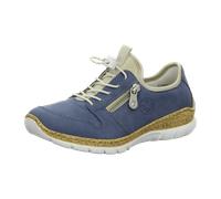 Rieker Bequeme Schnürschuhe für Damen, blau, Größe 38 EU