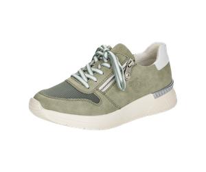 Rieker Bequeme Schnürschuhe für Damen, grün, Größe 41 EU