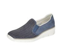 Rieker Bequeme Slipper für Damen, blau, Größe 41 EU