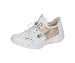 Rieker Bequeme Slipper für Damen, weiß, Größe 39 EU