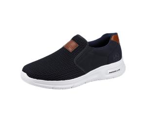 Rieker Bequeme Slipper für Herren, blau, Größe 41 EU