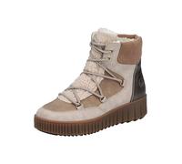 Rieker Stiefelette Y6120-60 Damen Schnürboot Warmfutter beige kombiniert Gr. 40