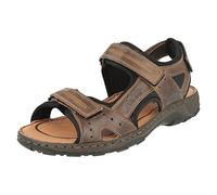 Rieker Christoph Mens Velcro Verschluss Sandalen 40 Nougat