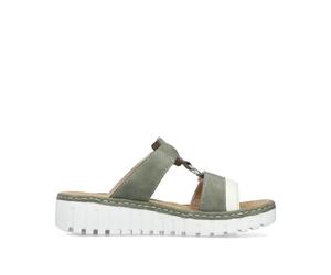 Rieker D-Pantolette Grün Grün, 42