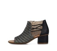 Rieker D-sandalette Schwarz Beige Schwarz Beige, 40