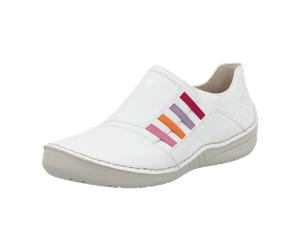 Rieker DA.-SLIPPER für Damen, weiß, Größe 37 EU