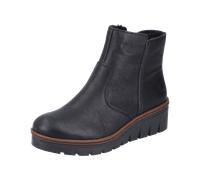Rieker Damen Ankle Boots X9165, Frauen Stiefeletten,stiefel,bootee,booties,halbstiefel,kurzstiefel,uebergangsschuhe,schwarz (00),40 EU / 6.5 UK
