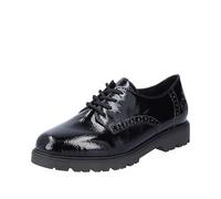 Rieker Damen Schnürhalbschuhe 45502 Lagro schwarz Größe 41