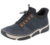 Slip-On Sneaker RIEKER "Ready2GO", Damen, Gr. 37, schwarz (nachtblau, schwarz), Nubuklederimitat, Textil, sportlich, Schuhe, Freizeitsneaker, Halbschuh, Schlupfschuh mit Schnellverschluss (38843329-37