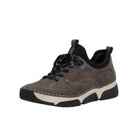 Rieker Damenschuhe Slipper / Trotteur smoke/schwarz smoke/schwarz - Gr. - 41