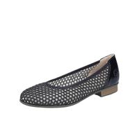 Rieker 51960 00 Damen Ballerina Schwarz Schwarz 38