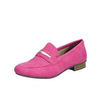 Slipper RIEKER Gr. 41, pink (fuchsia) Damen Schuhe Slip ons Loafer, Mokassin, Business Schuh mit elegantem Zierriegel (55205456-41)