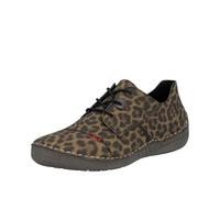 Rieker, Damen Schnürschuhe, Damen, Silber, Größe EU 42