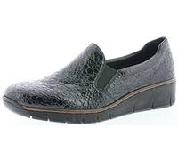 Rieker Damen 53766 Slipper, Grau (granit/45), 38