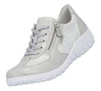Rieker Damen 59501 Schnürschuhe Silber-Platin 37