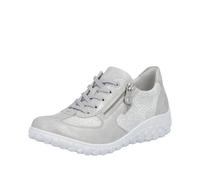 Rieker Damen 59501 Schnürschuhe Silber-Platin 41